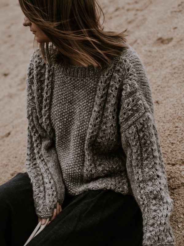 Sweter Ażurowy