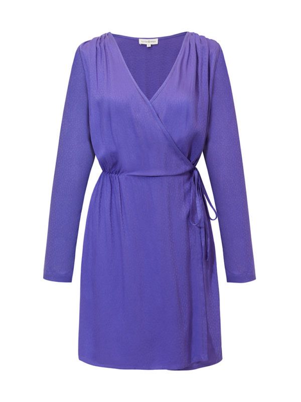 Bacio dress - fioletowa sukienka mini