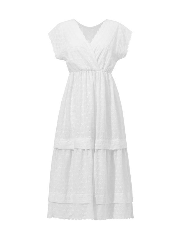 Panna Cotta dress - sukienka z haftowanej tkaniny