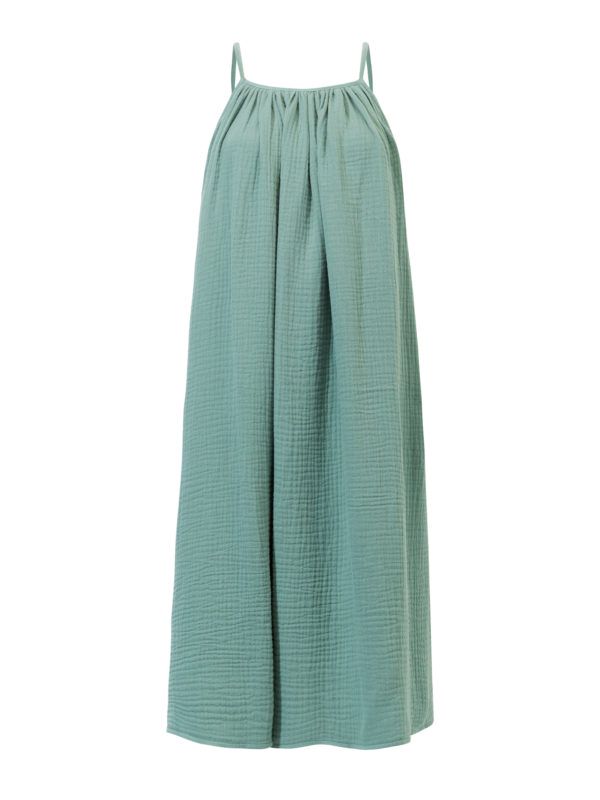 Lagoon dress- turkusowa sukienka z muślinu