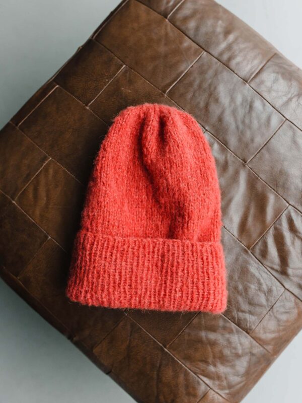Coral beanie
