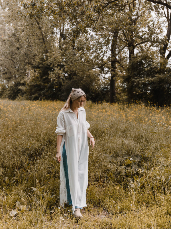 Flora Headscarf- beżowa chustka