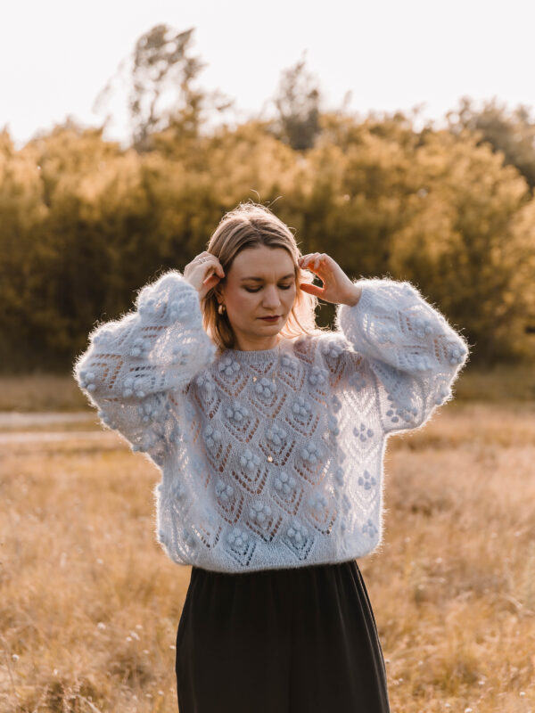 Ice Cloud Heavy- lekki sweter z bąbelkami