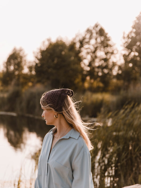 Pola Headscarf- brązowa chustka