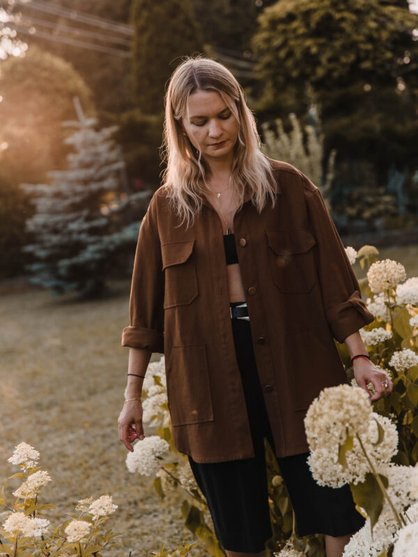 Café Jacket - brązowa kurtka