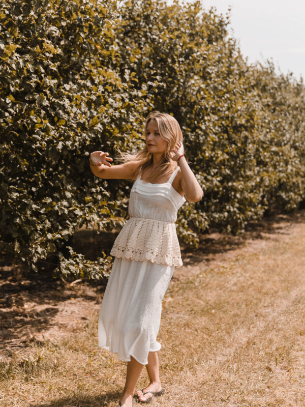 Bella Vita Collar- jasna baskinka/ kołnierzyk