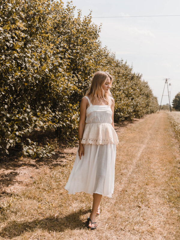 Bella Vita Collar- jasna baskinka/ kołnierzyk