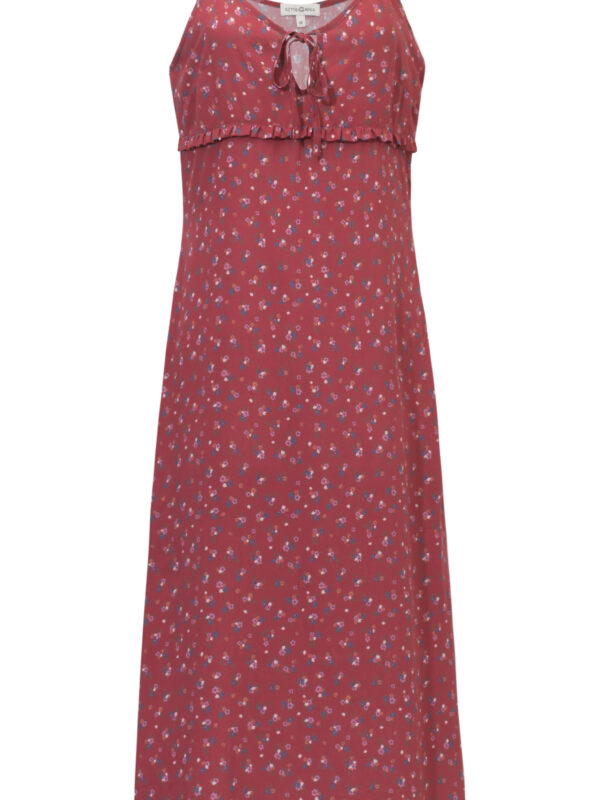 Rosalie Dress - sukienka w kwiaty czerwona