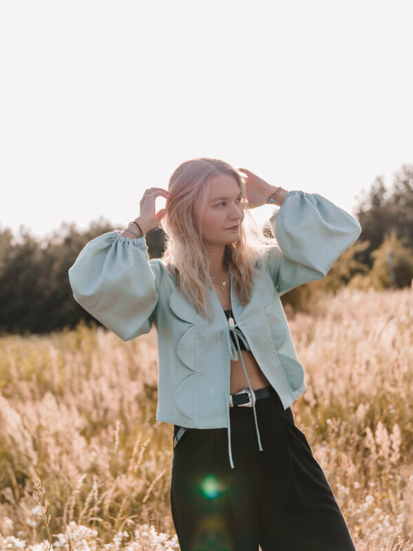 Wave Shirt- koszula z falą niebieska