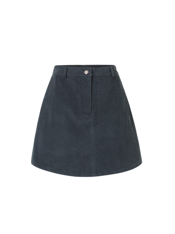 Sunday Walk Skirt- sztruksowa antracytowa spódnica