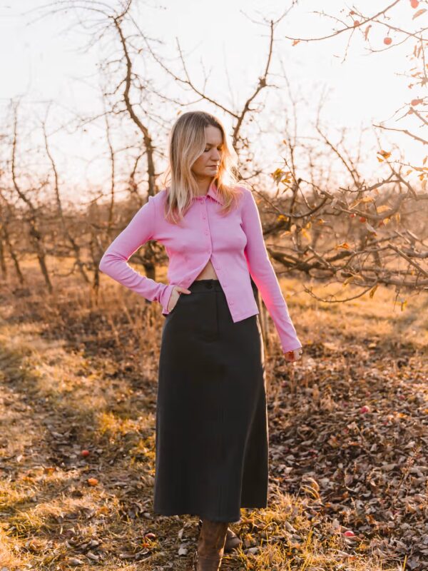 Quattro Skirt- antracytowa spódnica