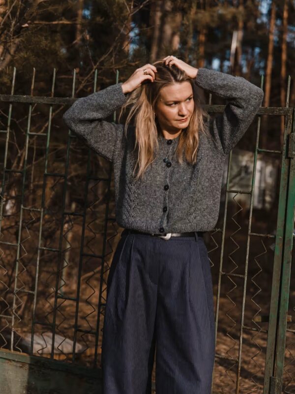 Shadow Cardigan - kardigan z ażurami