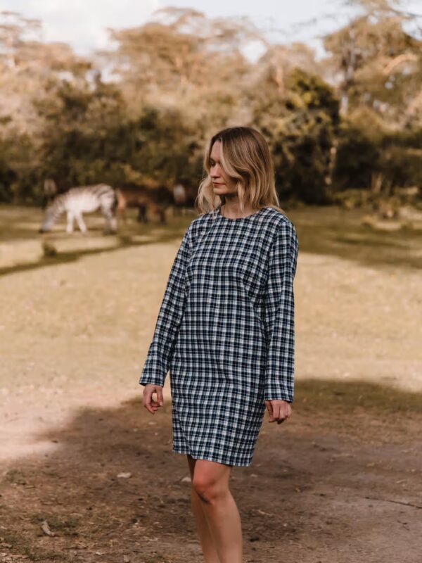 Savannah Check Dress- sukienka w kratę