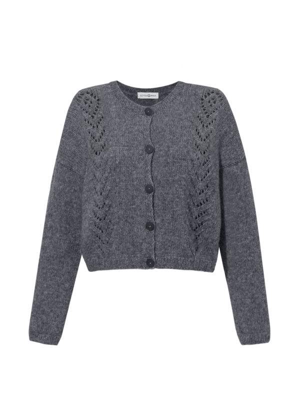 Shadow Cardigan - kardigan z ażurami