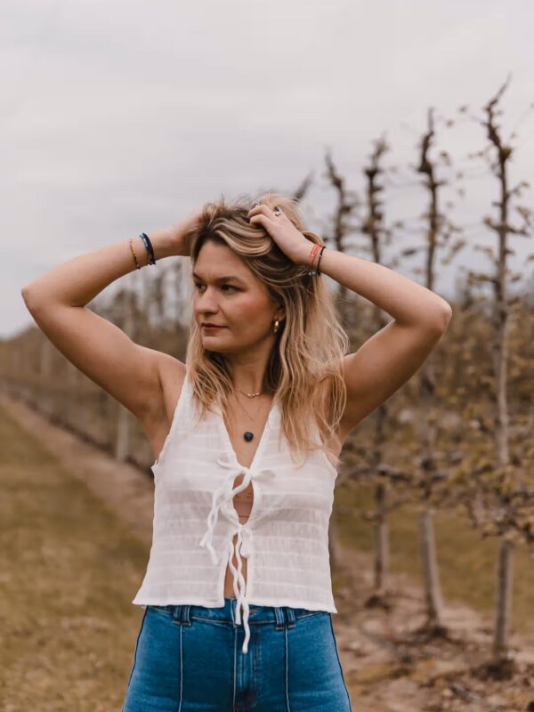 Bianca Top- wiązany top