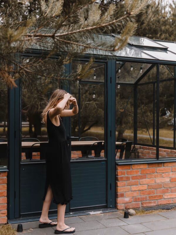 Ruffle Skirt- czarna spódnica z falbanką