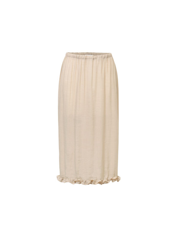 Ruffle Skirt- cielista spódnica z falbanką