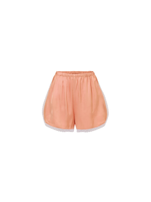 Sorbet Shorts- satynowe spodenki z koronką