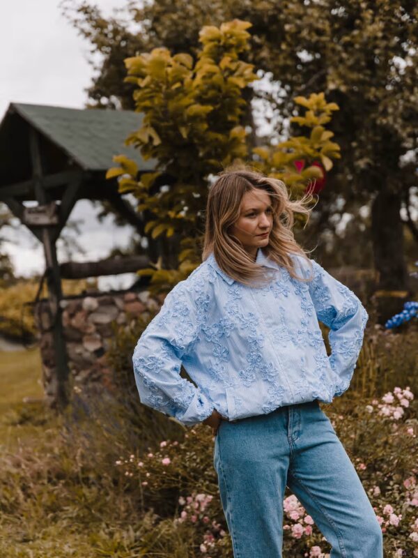 Forget Me Not Jacket- kurtka w kwiatowy wzór