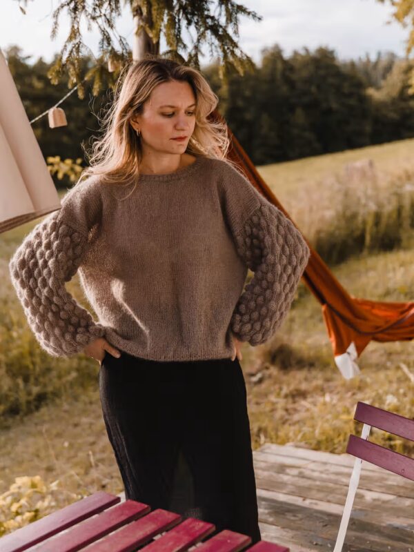 Pebble Sweater- sweter z bąbelkami