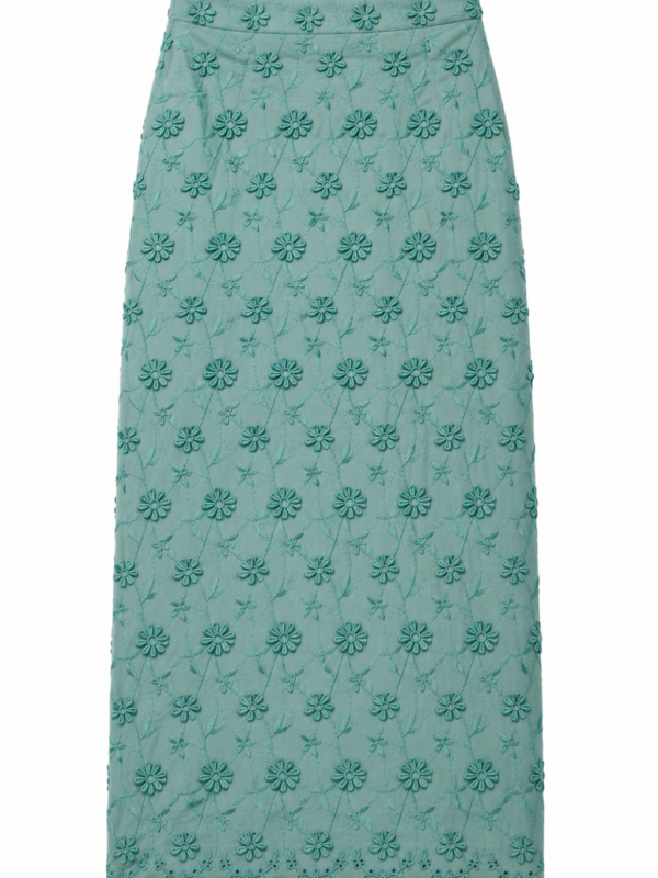 Sage Garden Skirt- zielona ołówkowa spódnica